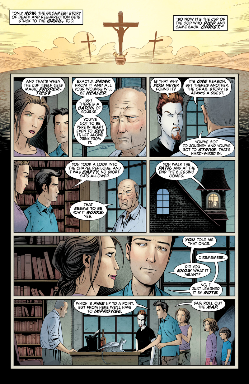Illustration for article titled Exclusive DC preview: The Unwritten: Apocalypse #6 searches for the Holy Grail